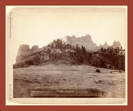 Crow Butte. Near Ft. Robinson, Neb. and F.E. & M.V. R.R. -- In battle, the Indians drove the Crows