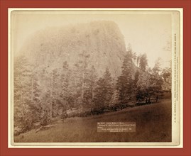 Little Missouri Butte. Largest of the 3 buttes, 4 miles from Devil's Tower, John C. H. Grabill was