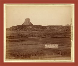 Devil's Tower and Mo. Buttes. Ryan's Ranch in foreground, 2 miles from Camera to Tower, John C. H.