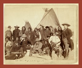 Indian chiefs and U.S. officials [at Pine Ridge, S.D.], John C. H. Grabill was an american