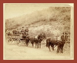 Wells Fargo Express Co. Deadwood Treasure Wagon and Guards with $250,000 gold bullion from the