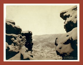 White Rocks. Part of Deadwood as seen from White Rocks, John C. H. Grabill was an american