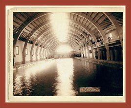 Hot Springs, S.D. Interior of largest plunge bath in U.S. on F.E. and M.V. R'y, John C. H. Grabill