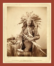 Little, the instigator of Indian Revolt at Pine Ridge, 1890, John C. H. Grabill was an american