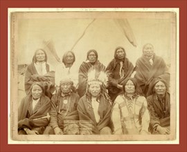 Indian chiefs who counciled with Gen. Miles and setteled [sic] the Indian War --  Standing Bull,