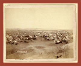 Hostile Indian camp, John C. H. Grabill was an american photographer. In 1886 he opened his first