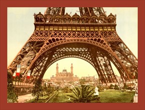 Eiffel Tower and the Trocadero, Exposition Universal, 1900, Paris, France, between ca. 1890 and ca.