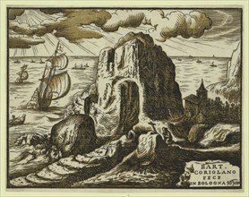 Landscape (with hermit or saint in prayer), Coriolano, Bartolomeo, approximately 1599-approximately