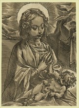 The Blessed Virgin, Andreani, Andrea, approximately 1560-1623, Vanni, Francesco, 1563-1610, between