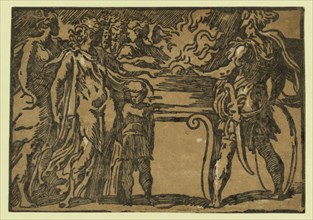 The sacrifice, between ca. 1520 and 1700, Parmigianino, 1503-1540
