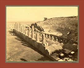 Thamugas Roman ruins, the theater, Algiers, Neurdein brothers 1860 1890, the Neurdein photographs