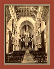 Carthage, The interior of the cathedral, Algiers, Neurdein brothers 1860 1890, the Neurdein