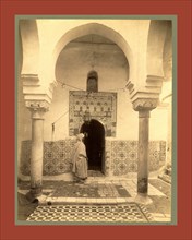 Tlemcen Interior koubha of Sidi bou Medina, Algiers, Neurdein brothers 1860 1890, the Neurdein