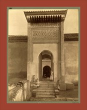 Tlemcen, Portal of the Mosque of Sidi Haloui, Algiers, Neurdein brothers 1860 1890, the Neurdein