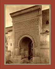 Tlemcen, Portal of the Mosque of Sidi Bou Medina, Algiers, Neurdein brothers 1860 1890, the