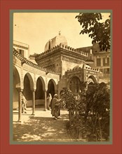 Oran Court of the Mosque of Pasha DJAMA el Bacha, rue Philippe, Algiers, Neurdein brothers 1860