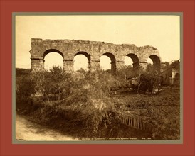 surroundings Constantine, Ruins of a Roman Aqueduct, Algiers, Neurdein brothers 1860 1890, the