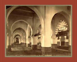 Algiers Interior el-Kebir mosque, Neurdein brothers 1860 1890, the Neurdein photographs of Algeria