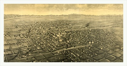 Billings, Montana. County-seat of Yellowstone County, circa 1904, US, USA, America