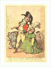 Thomas Rowlandson (British, 1756  1827 ), The Successful Fortune Hunter, 1812, hand colored etching