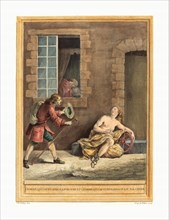 A.J. de Fehrt after Jean Baptiste Oudry (French, born 1723 ), L'homme qui court apres la fortune et