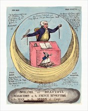 Sublime and beautiful reflections on the French revolution, or the man in the moon at large,