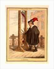Le Boureau, Gillray, James, 1756-1815, engraving 1798, George Tierney dressed as an executioner