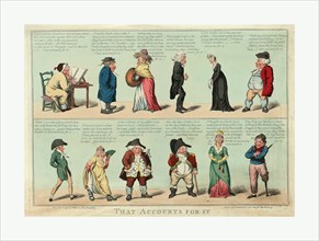 That accounts for it, Cruikshank, Isaac, 1764 1811, engraver, London, engraving 1799, a number of