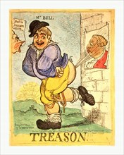 Treason, Newton, Richard, 1777 1798, artist, London, R. Newton, 1798, A stout, smiling John Bull