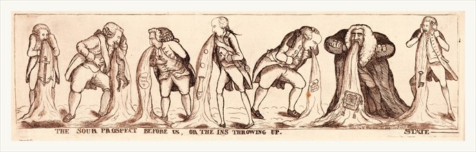 The sour prospect before us, or The ins throwing up State, Dent, William, active 1783-1793,