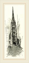 New York, Trinity Church, 1891, USA