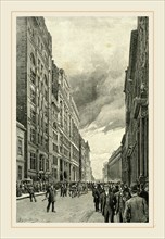 New York, Wall Street, 1891, USA
