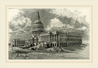The Capitol at Washington, East Front, 19th Century, USA
