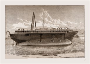 THE RUSSIAN IMPERIAL STEAM-YACHT " LIVADIA.", 1880, 19th century engraving, USA, America