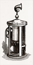 MACHINERY OF THE " SAFETY SIGNAL", 19th century engraving