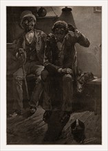 THE LONG-SUFFERING AND PATIENT RACE., 1880, 19th century engraving, USA, America