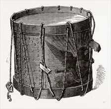 THE DRUM USED AT FORT McHENRY, USA, America, 19th century engraving