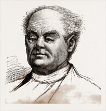 JOHN I. DANNEKER, AGED 82, 1880, USA, America, 19th century engraving