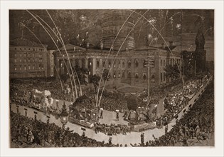 THE ST. LOUIS FAIRâ€îPROCESSION OF " THE VEILED PROPHETS."â€îFROM SKETCHES AND PHOTOGRAPHS BY JOHN