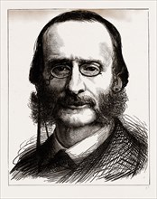 JACQUES OFFENBACH, 1880, 19th century engraving,