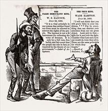 " WHY WE LAUGH.", 1880, 19th century engraving, USA, America