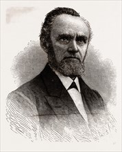THE REV. CHARLES S. BROWN", 1880, 19th century engraving, USA, America