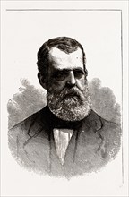 Charles H. Bell Governor Elect of New Hampshire, 19th century engraving, USA, America