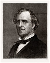 ALLAN CAMPBELL, THE COMPTROLLER OF NEW YORK, 1880, 19th century engraving, USA, America