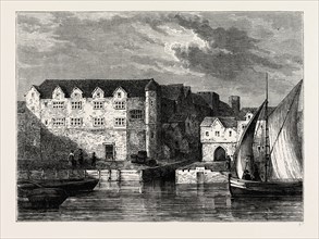 BRIDEWELL IN 1666. London, UK, 19th century engraving