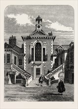 OLD SERJEANTS' INN. London, UK, 19th century engraving