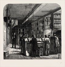 The Prerogative office, Doctors Commons, 1860, London, UK, 19th century engraving