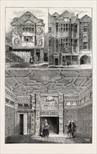Room in Sir Paul Pindar house in 1791, London, UK, 19th century engraving