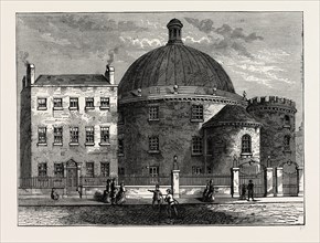 SPA FIELDS CHAPEL IN 1781. London, UK, 19th century engraving