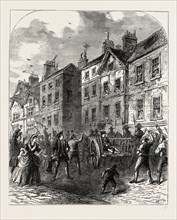 Jonathan Wild in the Cart, London, UK, 19th century engraving